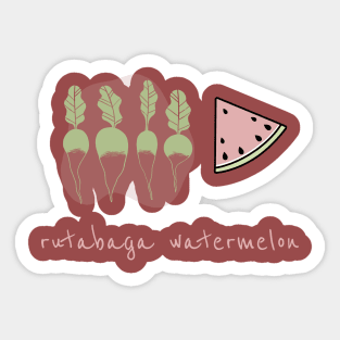 Rutabaga Watermelon Sticker